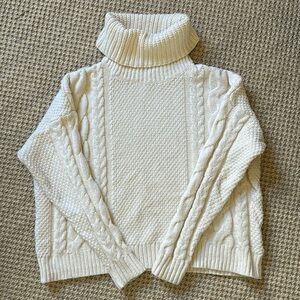 Madewell cable knit sweater size M